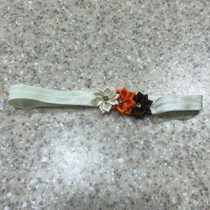 Toddler headband fall flowers